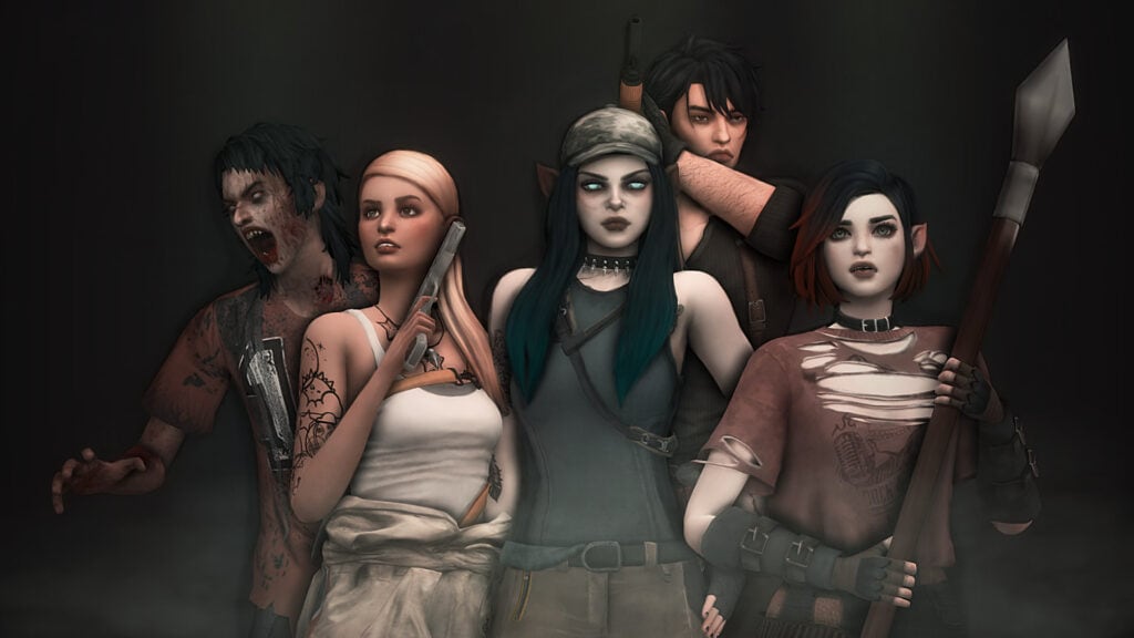 “Zombie Dinner” Pose Pack