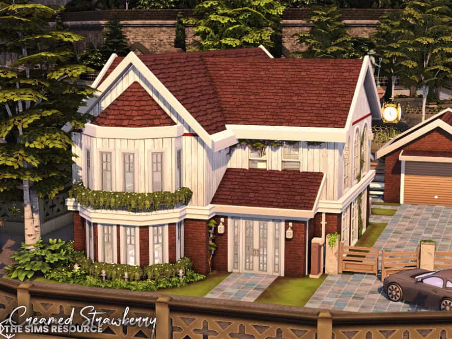 Creamed Strawberry House