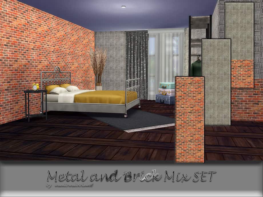 Metal and Brick Mix Set