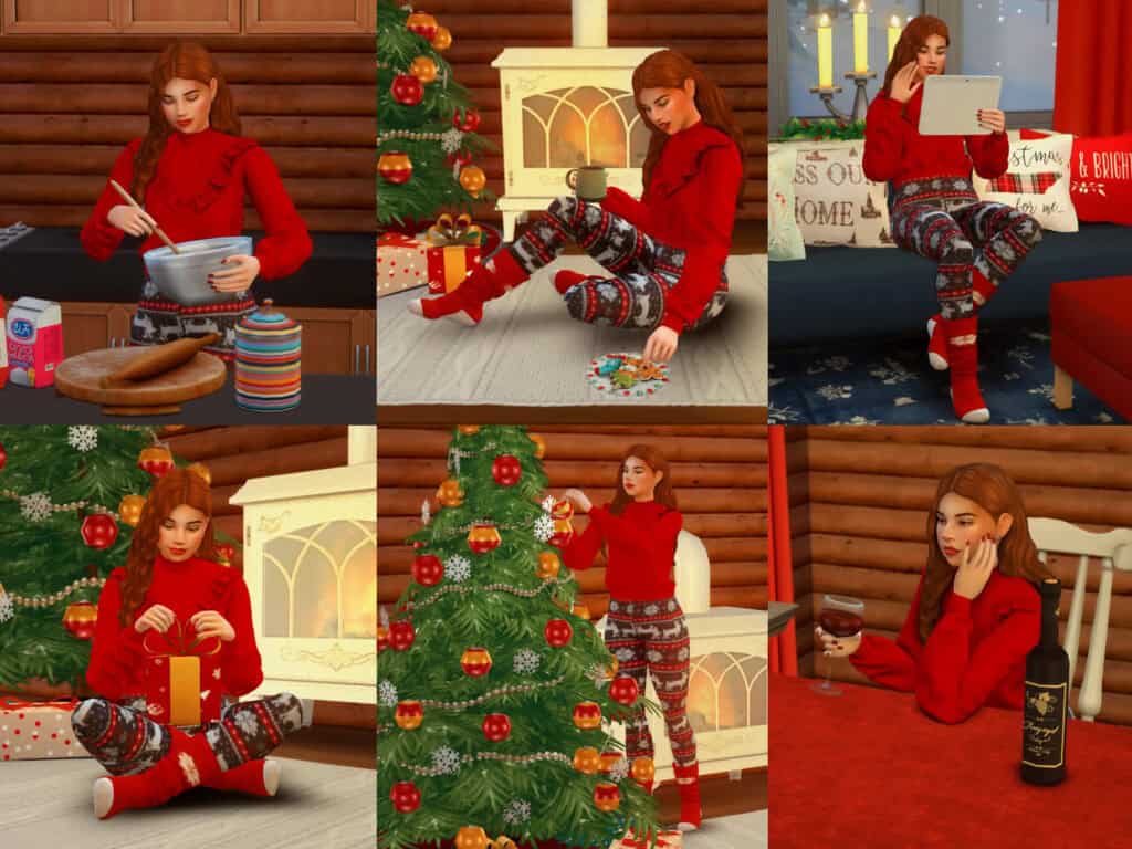 Alone On Christmas Pose Pack
