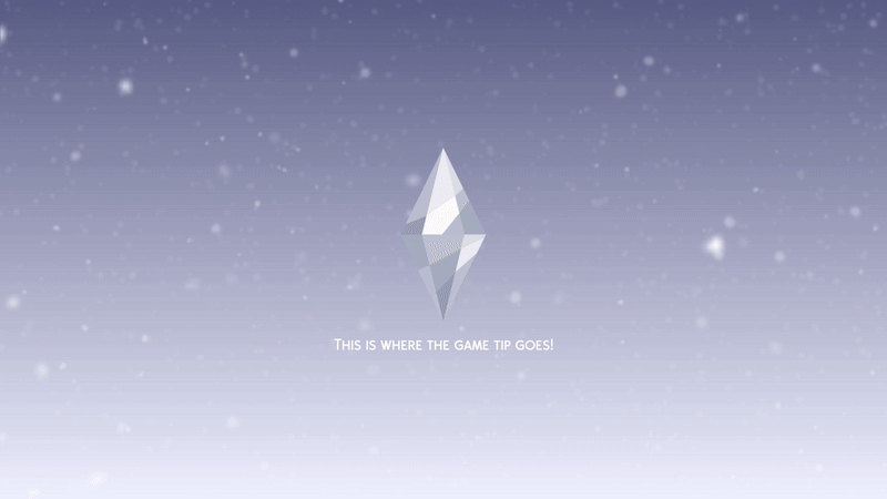 Falling Snow – Animated Winter Loading Screen