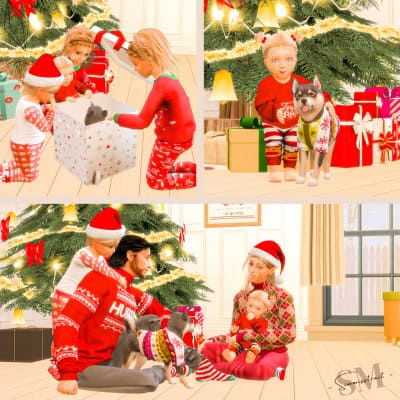 #146 Little Fur Present: Christmas Pose Pack Release