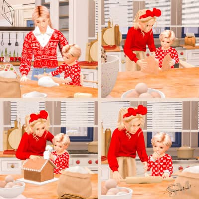 #144 Bake Cookies: Christmas Pose Pack