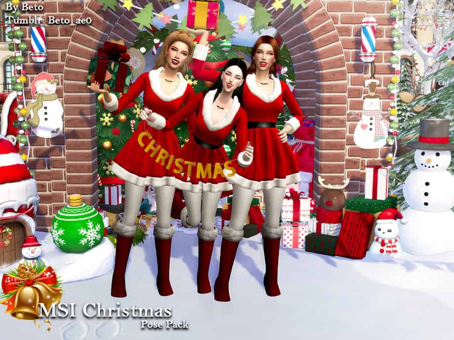 MSI Christmas Pose Pack