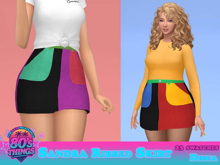 Sandra Ribbed Skirt