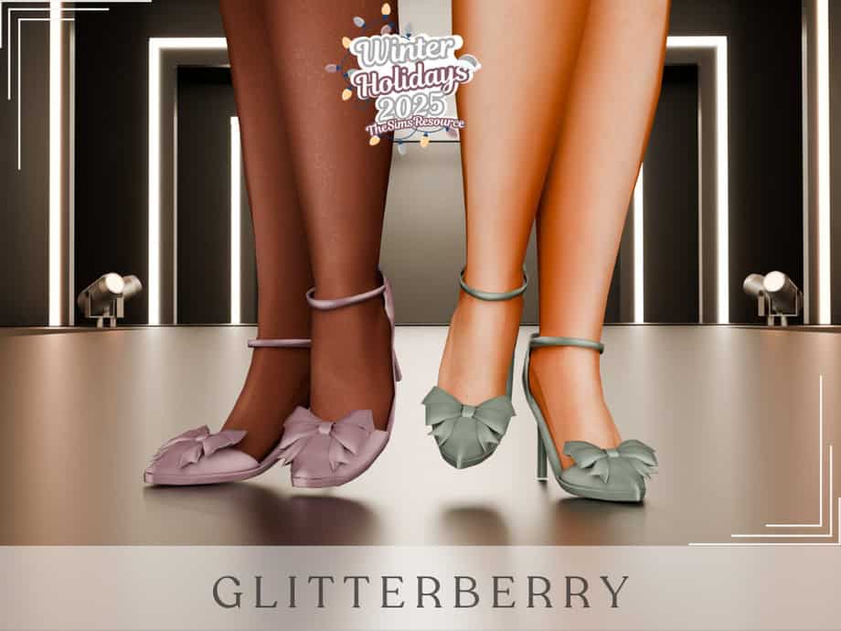 Festive Big Bow Heels