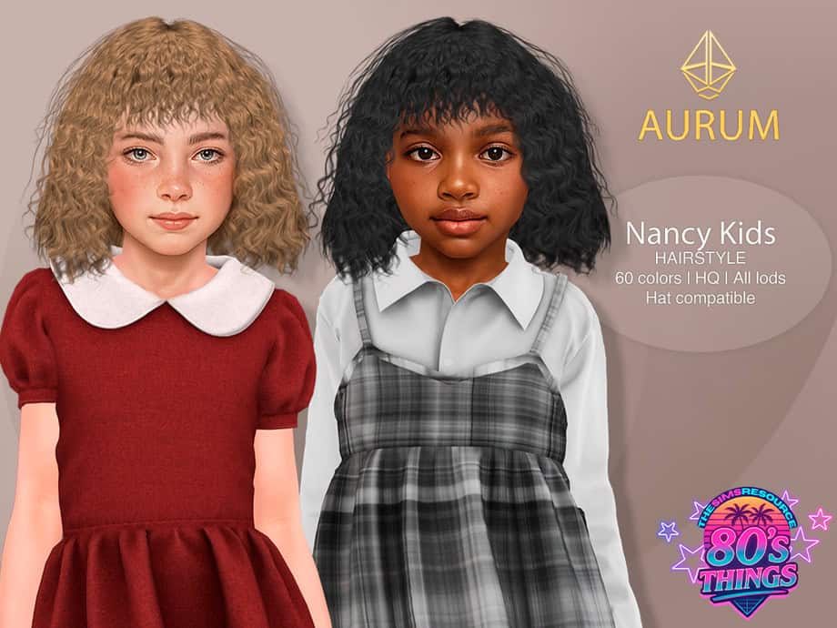 Nancy Hairstyle: Curly Shaq With Fringe