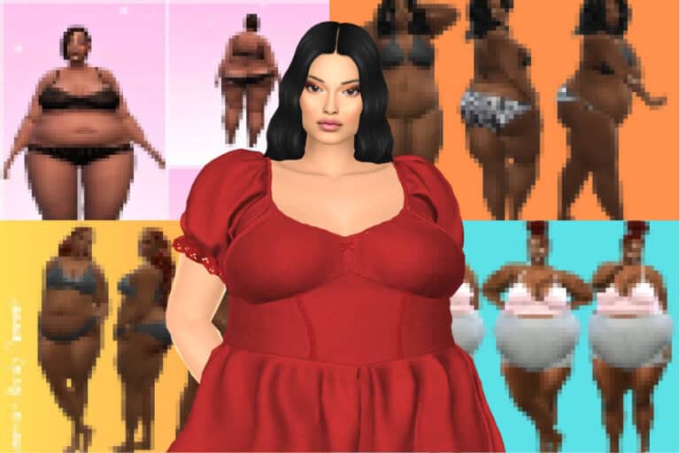 25+ Must-Have Sims 4 Plus-Size Body Presets for Realistic & Diverse Sims