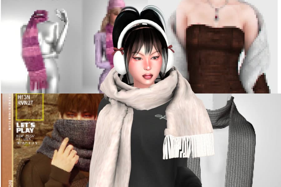 sims 4 scarf cc