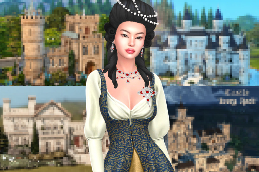 sims 4 castles