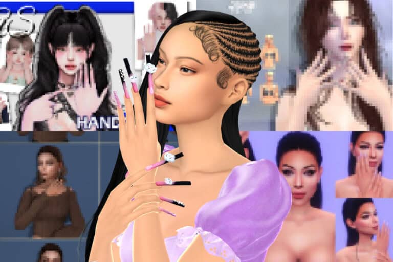 10 Must-Have Sims 4 Nail Poses for Showcasing Your Sim’s Nail Art