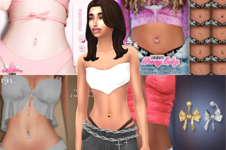 21+ Best Sims 4 Belly Piercing CC for Every Style