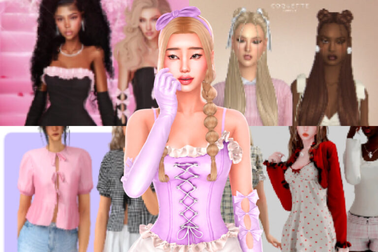 28+ Must-Have Sims 4 Coquette CC for Soft Girl Aesthetics