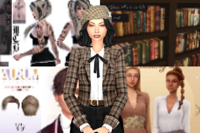 Must-Have Sims 4 Dark Academia CC for Vintage, Scholarly & Cozy Saves