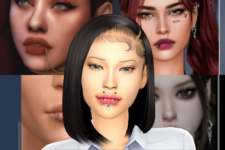 19+ Must-Have Sims 4 Lip Piercings CC for Bold & Statement Styles