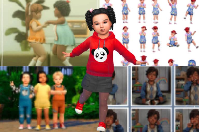 21+ Must-Have Sims 4 Toddler Poses for Cute and Expressive Photos