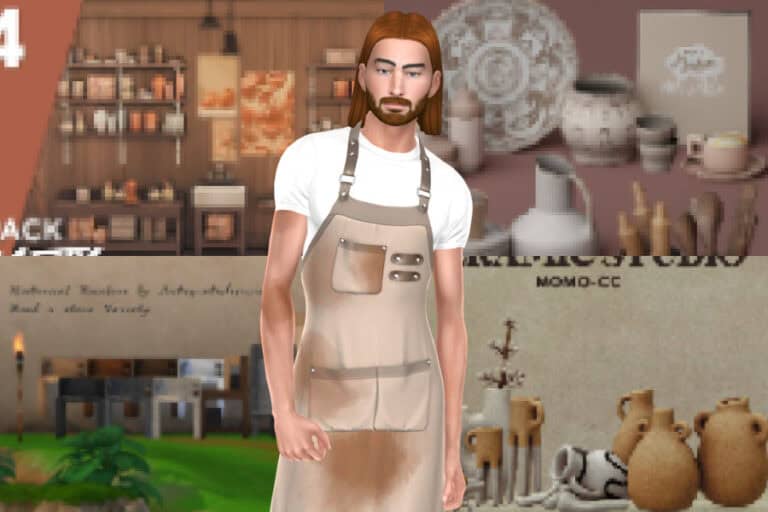 24+ Must-Have Sims 4 Pottery CC and Mods for Artisan and Ceramic Shops