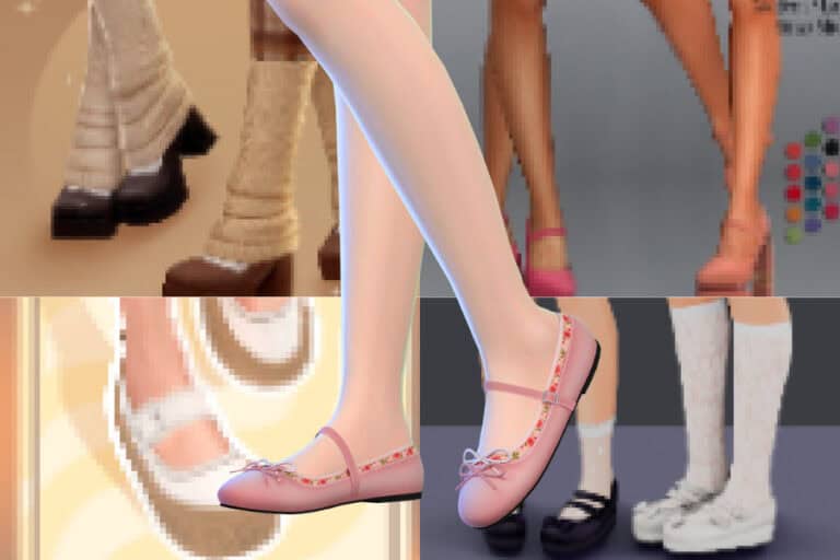 29+ Must-Have Sims 4 Mary Jane Shoes CC for Casual, Vintage & Coquette Looks