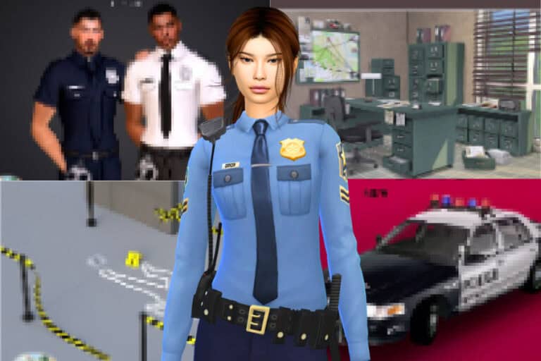 28+ Must-Have Sims 4 Police CC: Uniforms, Offices, Lots, Cars, Accessories