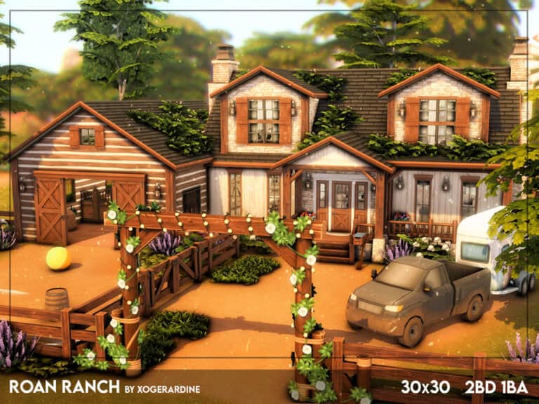 Best Sims 4 Ranch Houses for Every Style of Gameplay
