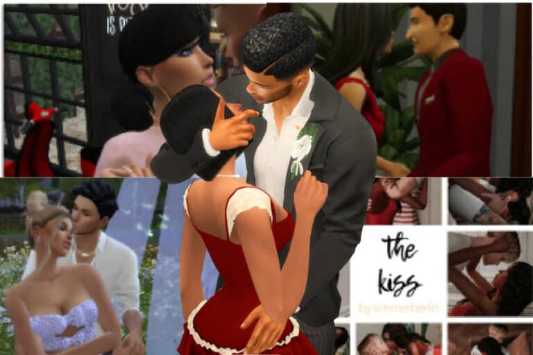 26+ Best Sims 4 Kissing Poses, Animations, and Overrides for Romantic Gameplay