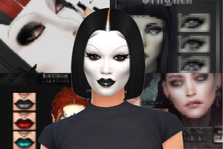 28+ Best Sims 4 Goth Makeup CC for Dark & Dramatic Looks