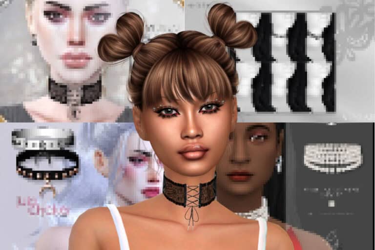 31+ Must-Have Sims 4 Choker CC for Gorgeous CAS Looks